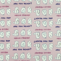 Papel p/forrar fantasía Cute Rosa Pastel - comprar online