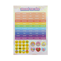 Stickers vinilo RY p/agenda chica