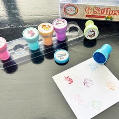 Sellitos infantiles x6 Unicornios en internet