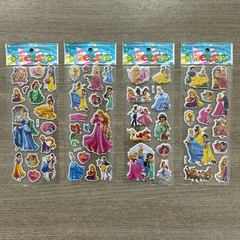 Stickers 3D relieve importados Princesas - comprar online