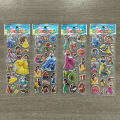 Stickers 3D relieve importados Princesas - Simple
