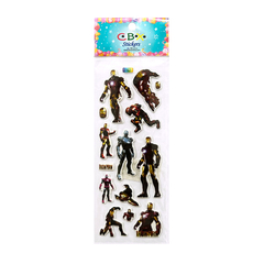 Stickers 3D relieve CBX Iron Man