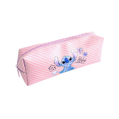 Cartuchera Stitch PU cuero Rosa