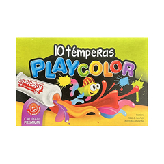 Témpera pomo Playcolor surtido x10 - comprar online