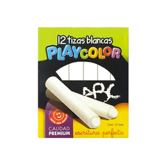 Tizas blancas x12