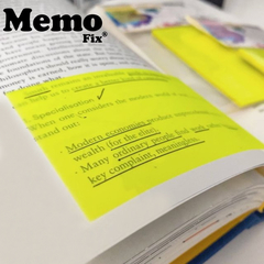 Notas transparentes 70x95 amarillo - comprar online