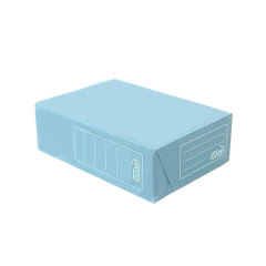 Caja de archivo T/V 12 cm pastel - CELESTE