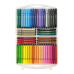 Marcadores Ezco triangulares valija x48 - comprar online