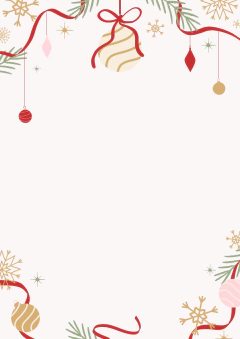 Tarjeta de Navidad 6.5 x 9