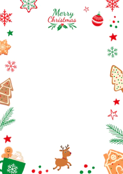 Tarjeta de Navidad 6.5 x 9