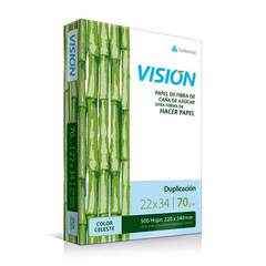 Resma Oficio 70 gr Visión Celeste - comprar online