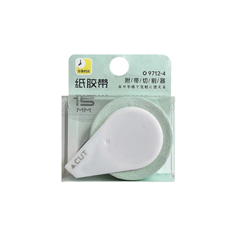 Washi Tape pastel c/portacinta Verde - comprar online