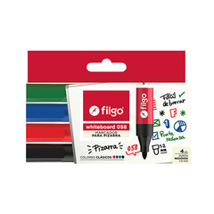 Pack x4 marc p/pizarra Filgo 058