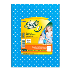 Cuaderno rayado T/D lunares Éxito - Simple