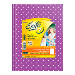 Cuaderno rayado T/D lunares Éxito - tienda online