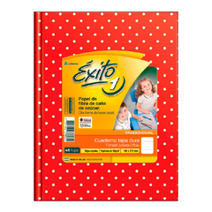 Cuaderno rayado T/D lunares Éxito