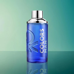 Benetton Colors Man Blue EDT - 100ml - Chic & Perfumados: Sua dose diária de luxo e elegância