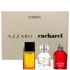 Kit L'Oreal - Azzaro EDT 30ML + Anais Anais EDT 30ml + Amor Amor EDT 30ml