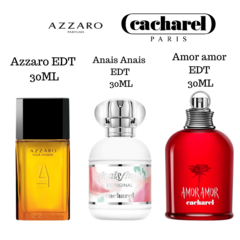 Kit L'Oreal - Azzaro EDT 30ML + Anais Anais EDT 30ml + Amor Amor EDT 30ml na internet