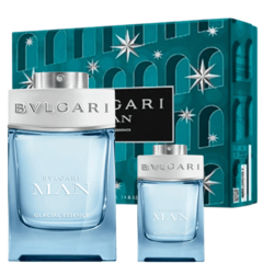 Kit Bvlgari Man Glacial Essence Eau De Parfum 100ml + Miniatura 15ml