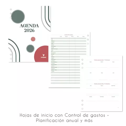 repuesto de agenda diario n8 norpac