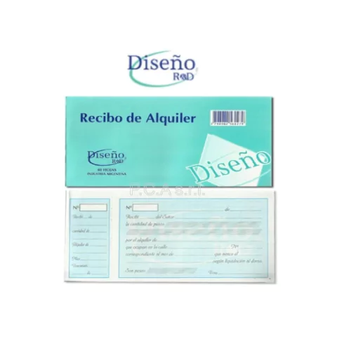 Recibo Alquiler Diseño