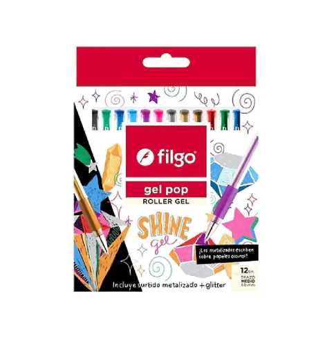 Roller Filgo Gel Pop Shine x 12