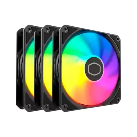 Fan Cooler Master MF120 Lite ARGB Negro Pack x3 - comprar online