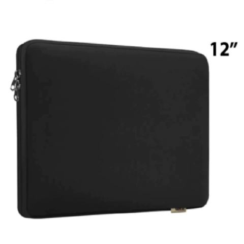 Funda Netbook 12 - Simil Neoprene Con Cierre Negra 5mm Espesor Lavable Cdtek - 31x24cm - comprar online