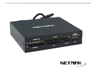 Lector de memoria interno NETMAK NM-520 usb M2 TF SD MMC MS/MSPRO XD