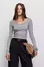 SWEATER SEQUINS GRIS - TUCCI - comprar online