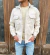 camisaco paño liso cream - comprar online