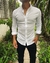 Camisa bambula white cuello mao - comprar online