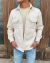 camisaco paño liso cream