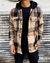 camisaco Bayer con capucha brown oversize