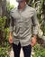 Camisa algodón verde oliva - comprar online