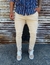 Pantalón corte chino cream chupin