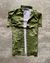 camisa Azteca green fibrana oversize