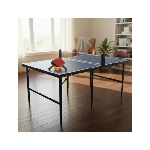 Mini Mesa De Ping Pong + Set Sensei (2 Paletas, 3 Pelotas Y Red)