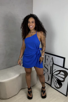 Vestido Camila Azul bic - comprar online