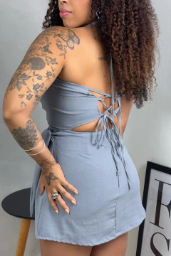 Macaquinho Zoe Cinza claro - loja online