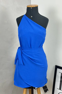 Vestido Camila Azul bic - loja online