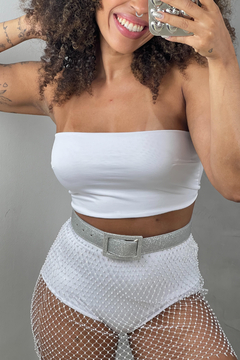 Imagem do saia tela strass