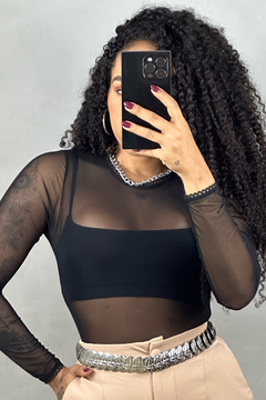 Body tule preto