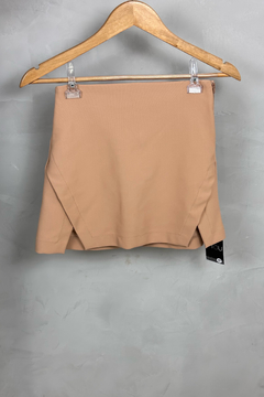 Short saia fenda dupla