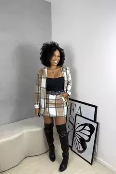 Saia Layla xadrez - comprar online
