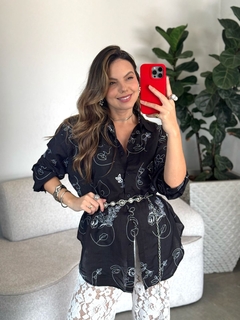 CAMISA MAXI FACE - Flor de Cacto Concept