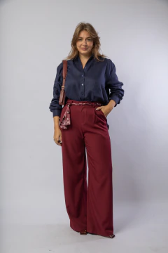 CALÇA QUEZIA C CINTO - Flor de Cacto Concept