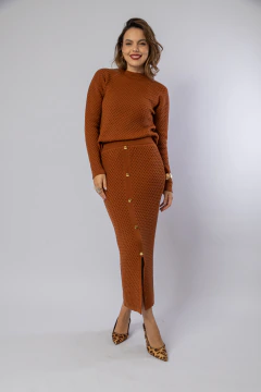 CONJUNTO TRICOT ROSE - Flor de Cacto Concept