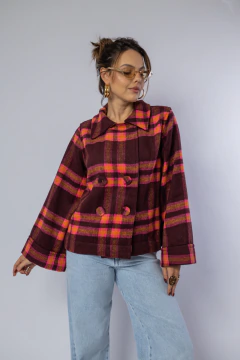 CASAQUETO XADREZ AISHA - comprar online